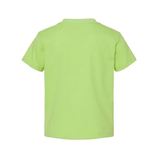 Toddlers 100% cotton jersey short sleeve T-shirt with ribbed crew neck.... from ASI 84358 S&S Activewear