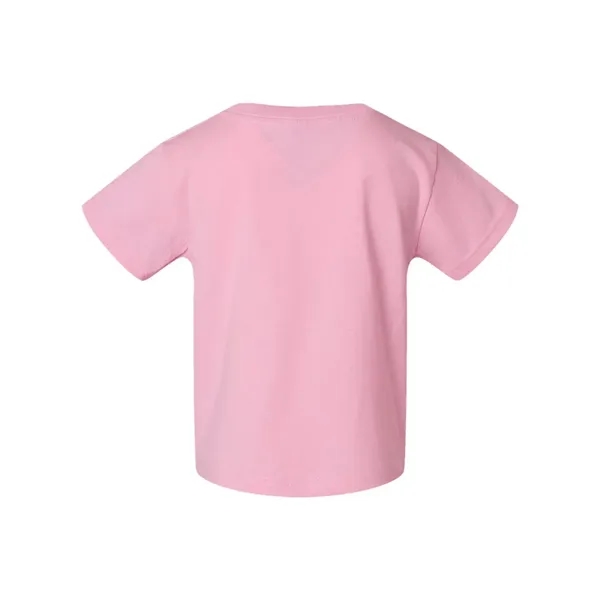 Toddlers 100% cotton jersey short sleeve T-shirt with ribbed crew neck.... from ASI 84358 S&S Activewear