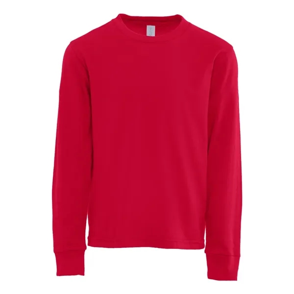 Next Level Youth Cotton Long Sleeve T-Shirt... from ASI 84358 S&S Activewear