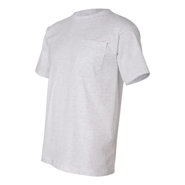 Adult USA made heavyweight 100% cotton short sleeve t-shirt with a... from ASI 84358 S&S Activewear