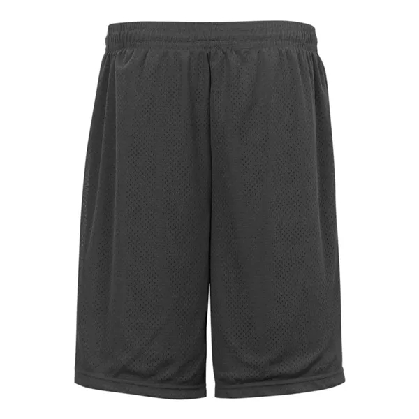 Polyester 9" pro mesh pocketed shorts. Blank product.... from ASI 84358 S&S Activewear