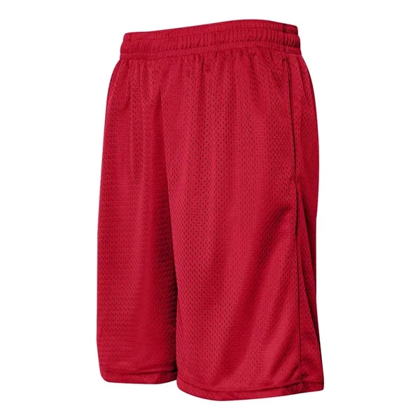 Polyester 9" pro mesh pocketed shorts. Blank product.... from ASI 84358 S&S Activewear