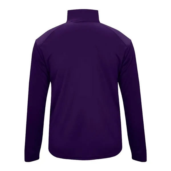 Youth quarter zip pullover with contrasting zipper... from ASI 84358 S&S Activewear