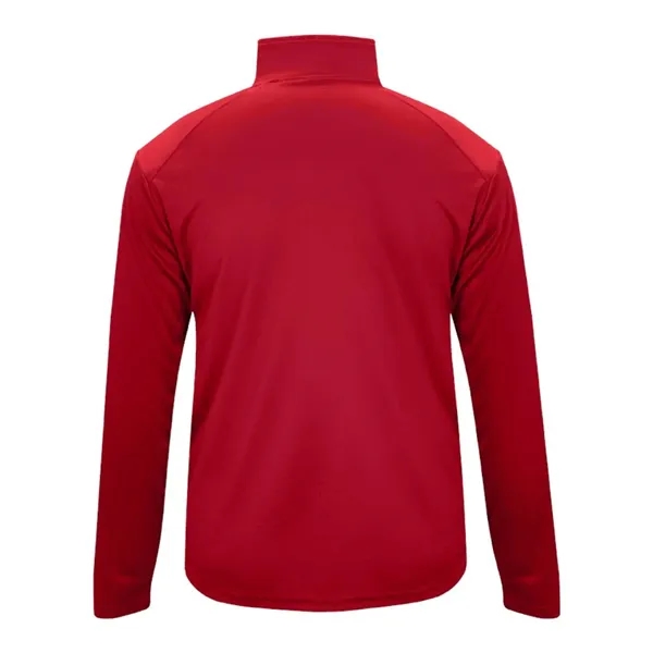 Youth quarter zip pullover with contrasting zipper... from ASI 84358 S&S Activewear