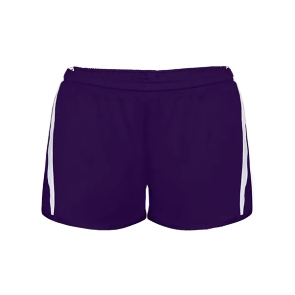 Ladies short with moisture management fabric and contrast side inserts.... from ASI 84358 S&S Activewear