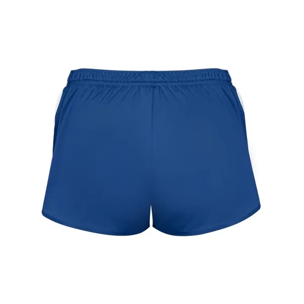 Ladies short with moisture management fabric and contrast side inserts.... from ASI 84358 S&S Activewear