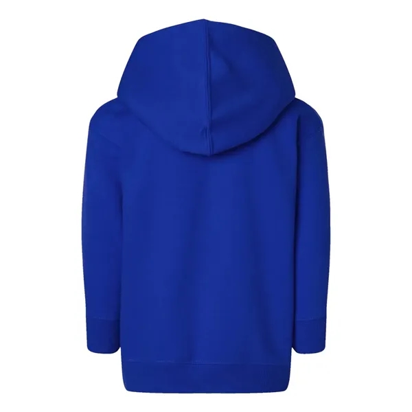 Toddler zip fleece hoodie made of cotton/polyester with double-needle, topstitched, and... from ASI 84358 S&S Activewear