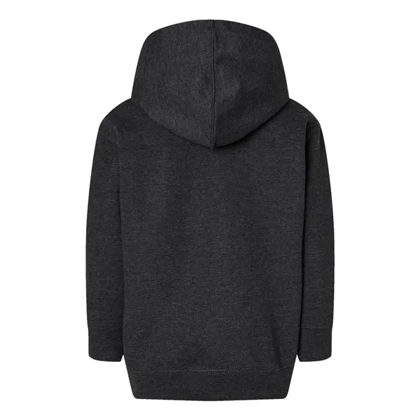 Toddler zip fleece hoodie made of cotton/polyester with double-needle, topstitched, and... from ASI 84358 S&S Activewear