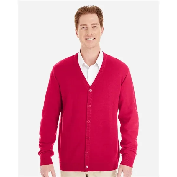 Harriton Pilbloc™ V-Neck Button Cardigan Sweater... from ASI 84358 S&S Activewear