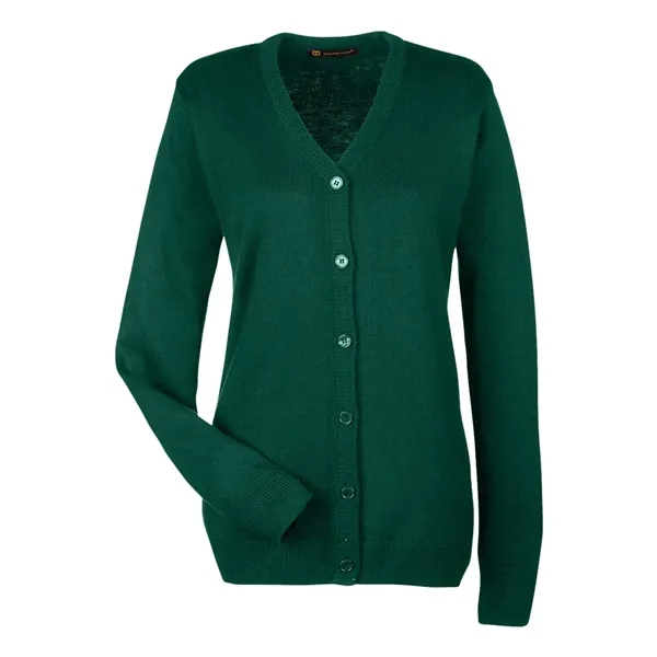 Harriton Women's Pilbloc V-Neck Button Cardigan Sweater... from ASI 84358 S&S Activewear