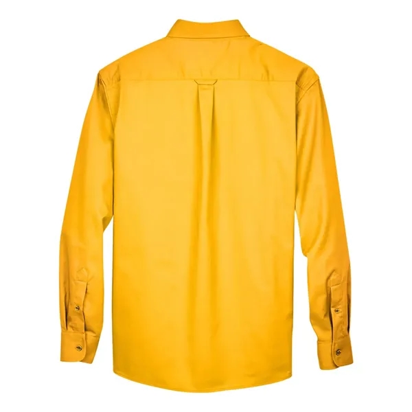 Harriton Easy Blend™ Long Sleeve Twill Shirt... from ASI 84358 S&S Activewear