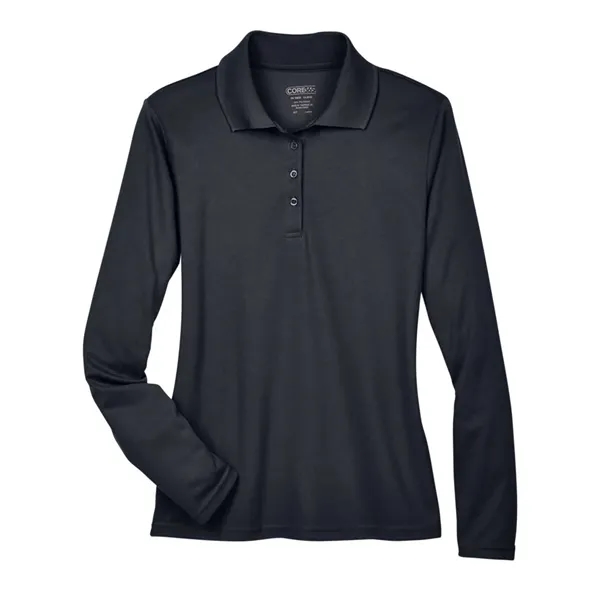 CORE365 Women's Pinnacle Performance Long-Sleeve Pique Polo... from ASI 84358 S&S Activewear