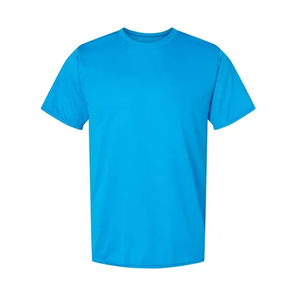 Performance t-shirt with a self-fabric collar and set-in-sleeves. Blank product.... from ASI 84358 S&S Activewear