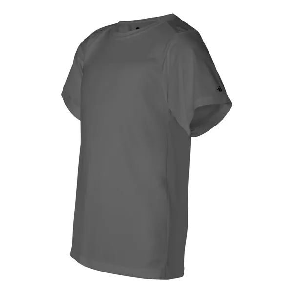 Youth short sleeve t-shirt with sport shoulders. Blank product.... from ASI 84358 S&S Activewear