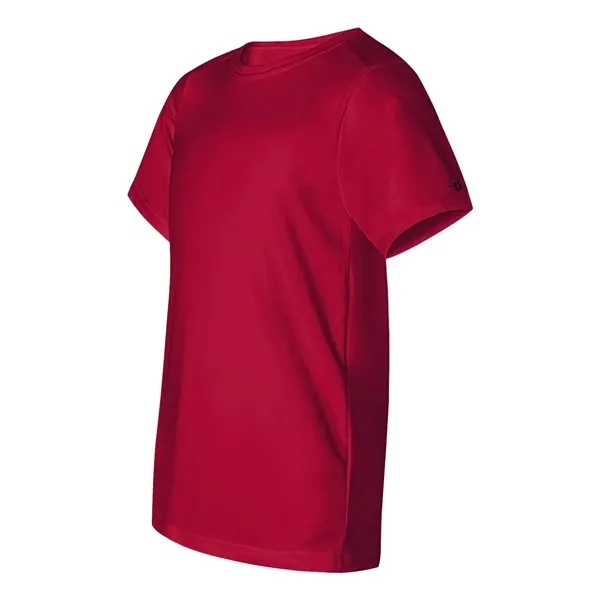 Youth short sleeve t-shirt with sport shoulders. Blank product.... from ASI 84358 S&S Activewear