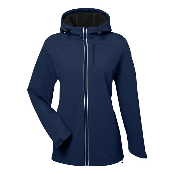Nautica Women's Wavestorm Softshell Hooded Jacket... from ASI 84358 S&S Activewear