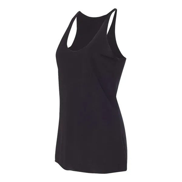 Women's tri-blend racerback tank top with overlock hem on neck. Blank... from ASI 84358 S&S Activewear