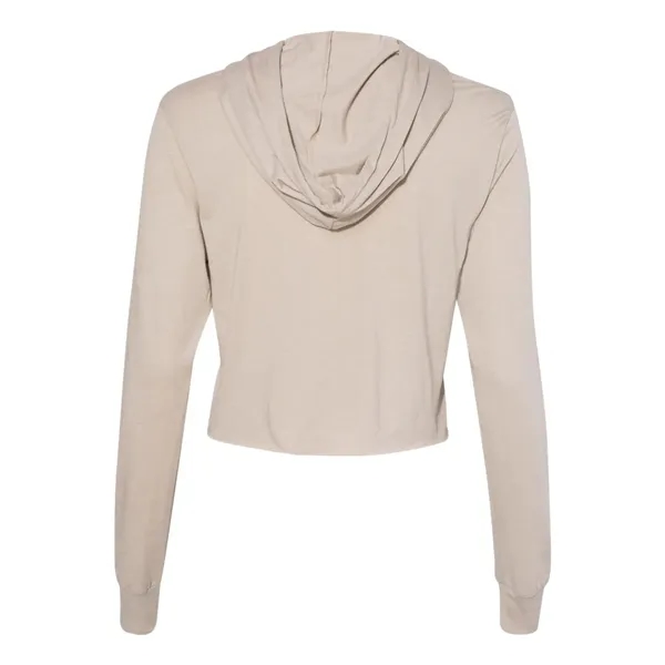 Triblend Women's Cropped Long Sleeve Hooded Tee... from ASI 84358 S&S Activewear