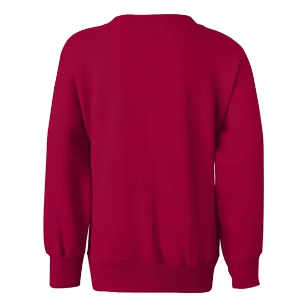 Youth crewneck fleece sweatshirt with double-needle stitching and tag-free neck label.... from ASI 84358 S&S Activewear