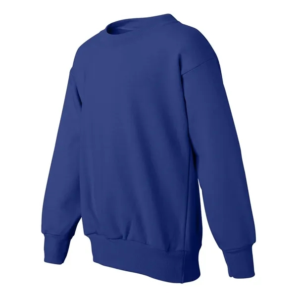 Youth crewneck fleece sweatshirt with double-needle stitching and tag-free neck label.... from ASI 84358 S&S Activewear