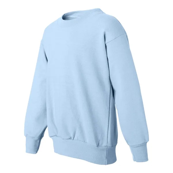 Youth crewneck fleece sweatshirt with double-needle stitching and tag-free neck label.... from ASI 84358 S&S Activewear