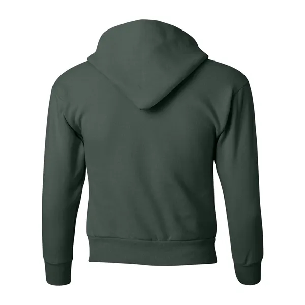 Youth hoodie made of cotton/polyester fleece with a tag-free neck label... from ASI 84358 S&S Activewear