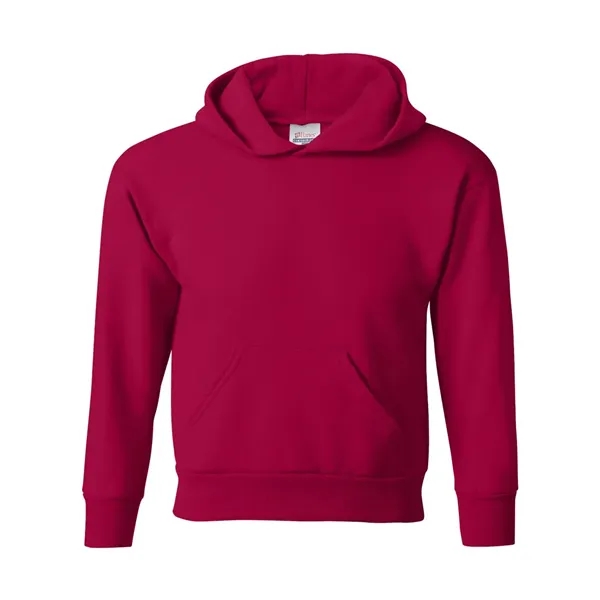 Youth hoodie made of cotton/polyester fleece with a tag-free neck label... from ASI 84358 S&S Activewear