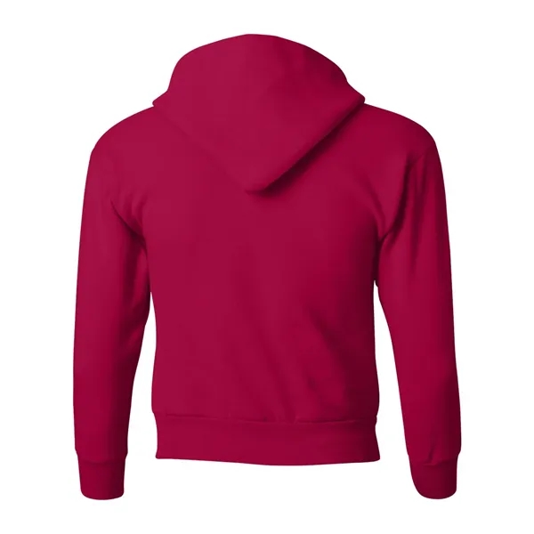 Youth hoodie made of cotton/polyester fleece with a tag-free neck label... from ASI 84358 S&S Activewear