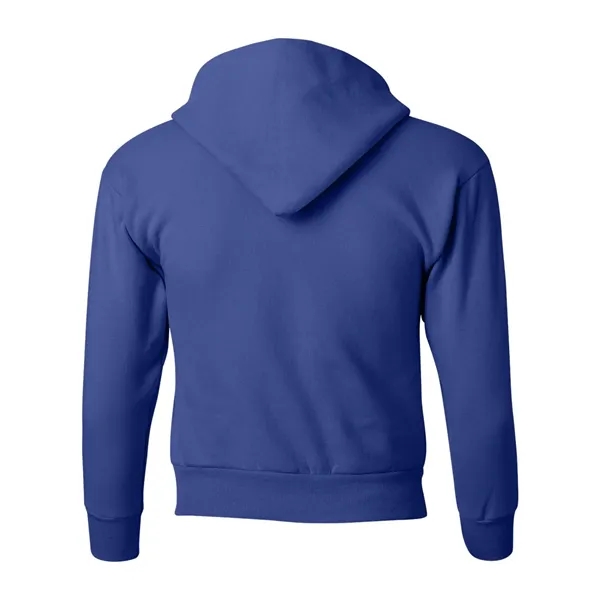 Youth hoodie made of cotton/polyester fleece with a tag-free neck label... from ASI 84358 S&S Activewear