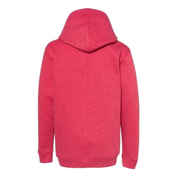 Youth hoodie made of cotton/polyester fleece with a tag-free neck label... from ASI 84358 S&S Activewear