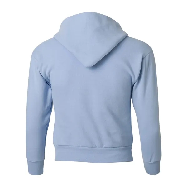 Youth hoodie made of cotton/polyester fleece with a tag-free neck label... from ASI 84358 S&S Activewear