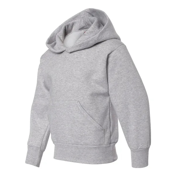 Youth hoodie made of cotton/polyester fleece with a tag-free neck label... from ASI 84358 S&S Activewear