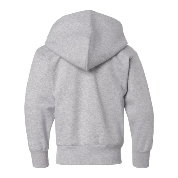 Youth hoodie made of cotton/polyester fleece with a tag-free neck label... from ASI 84358 S&S Activewear