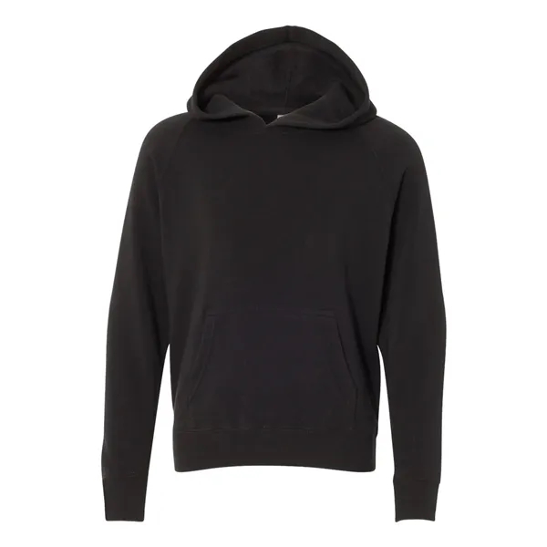 Youth raglan hooded pullover made of a special blend of polyester... from ASI 84358 S&S Activewear