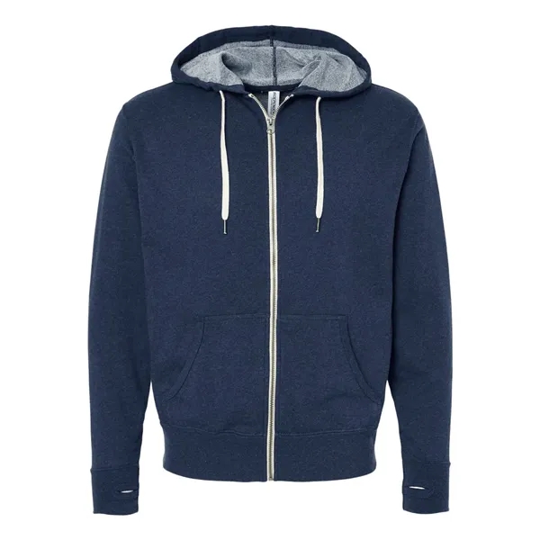 Unisex French terry heathered hooded sweatshirt Blank product.... from ASI 84358 S&S Activewear