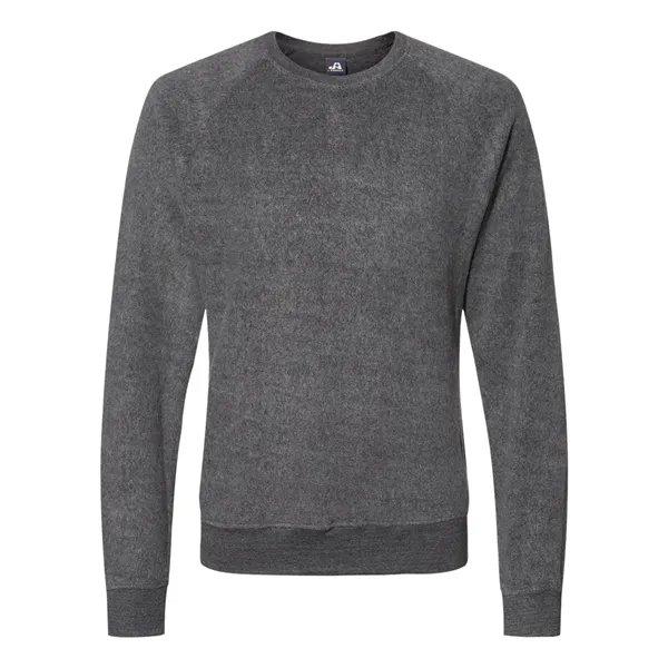 J. America Flip Side Fleece Crewneck Pullover... from ASI 84358 S&S Activewear