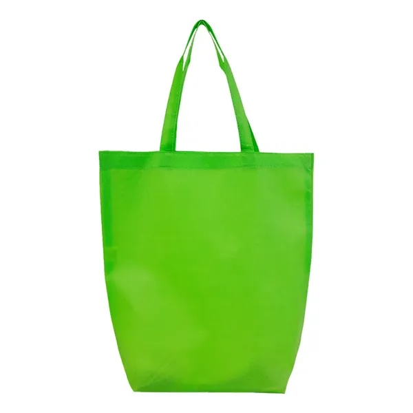 Q-Tees Non-Woven Gusset Bottom Tote... from ASI 84358 S&S Activewear