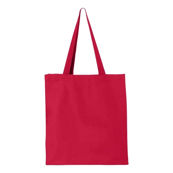 Gusseted canvas shopper with web canvas handles... from ASI 84358 S&S Activewear