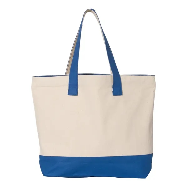 18.6L Canvas Zipper Tote... from ASI 84358 S&S Activewear