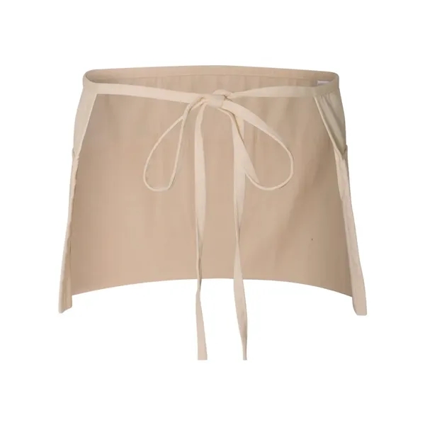 Apron made of cotton/polyester with waist ties and a three-section front... from ASI 84358 S&S Activewear