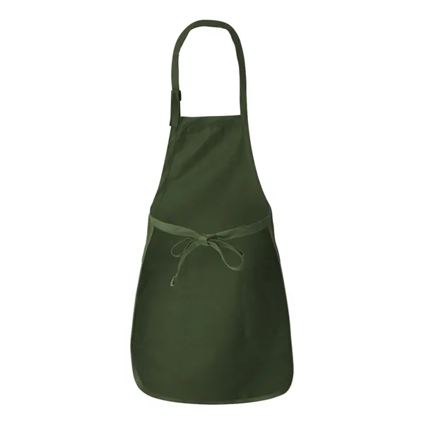 Full-length apron with two patch pocket, a neck strap with a... from ASI 84358 S&S Activewear