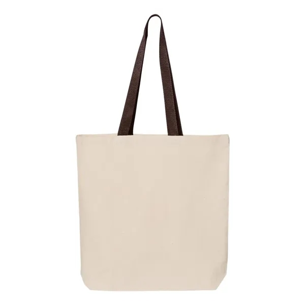 11L Canvas Tote With Color Handles... from ASI 84358 S&S Activewear