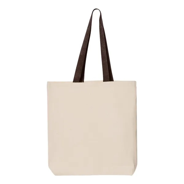 11L Canvas Tote With Color Handles... from ASI 84358 S&S Activewear