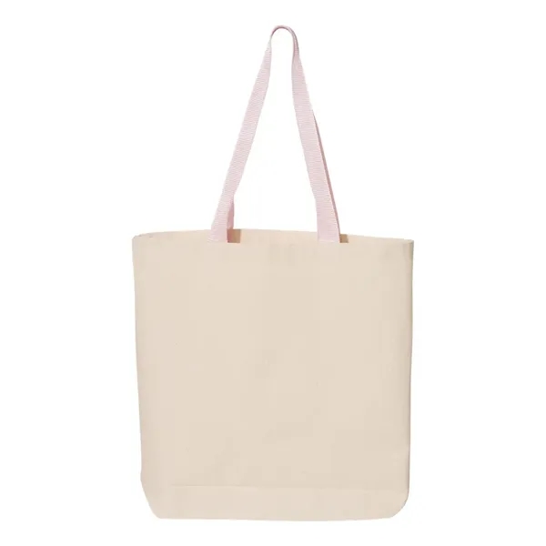 11L Canvas Tote With Color Handles... from ASI 84358 S&S Activewear