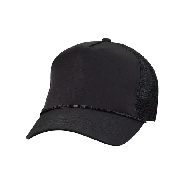 5-panel trucker cap with mesh side panels. Blank product.... from ASI 84358 S&S Activewear