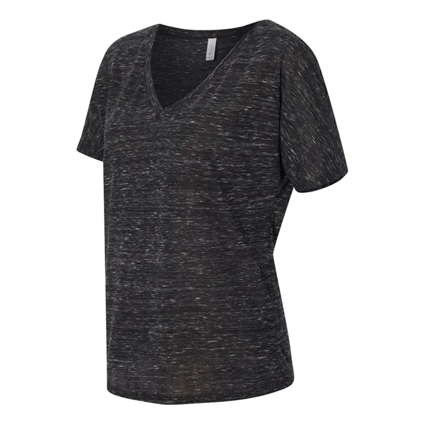 Women's flowy V-neck drop sleeve shirt. Blank product.... from ASI 84358 S&S Activewear