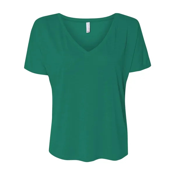 Women's flowy V-neck drop sleeve shirt. Blank product.... from ASI 84358 S&S Activewear
