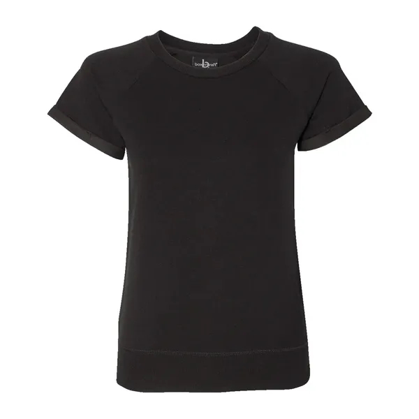 Women's Sweetheart French Terry Short Sleeve Pullover... from ASI 84358 S&S Activewear