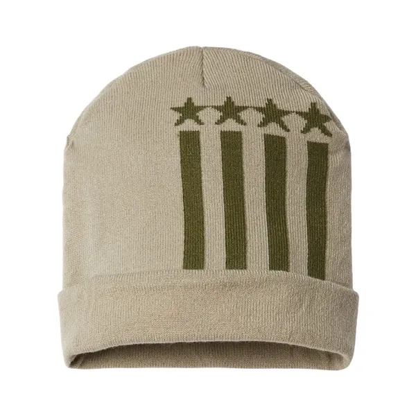 CAP AMERICA USA-Made Patriotic Cuffed Beanie... from ASI 84358 S&S Activewear