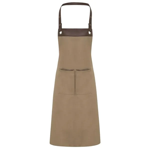 Artisan Collection by Reprime Espresso Bib Apron with Poc...... from ASI 84358 S&S Activewear